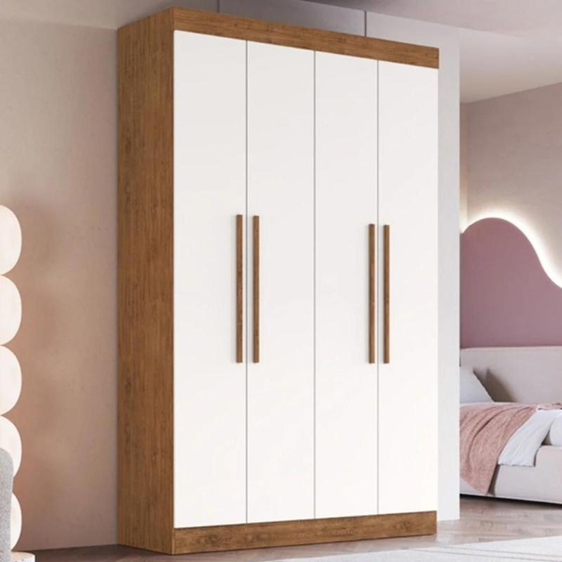 Guarda-Roupa Doripel Melbourne 4 Portas e 2 Gavetas 100% MDF Off